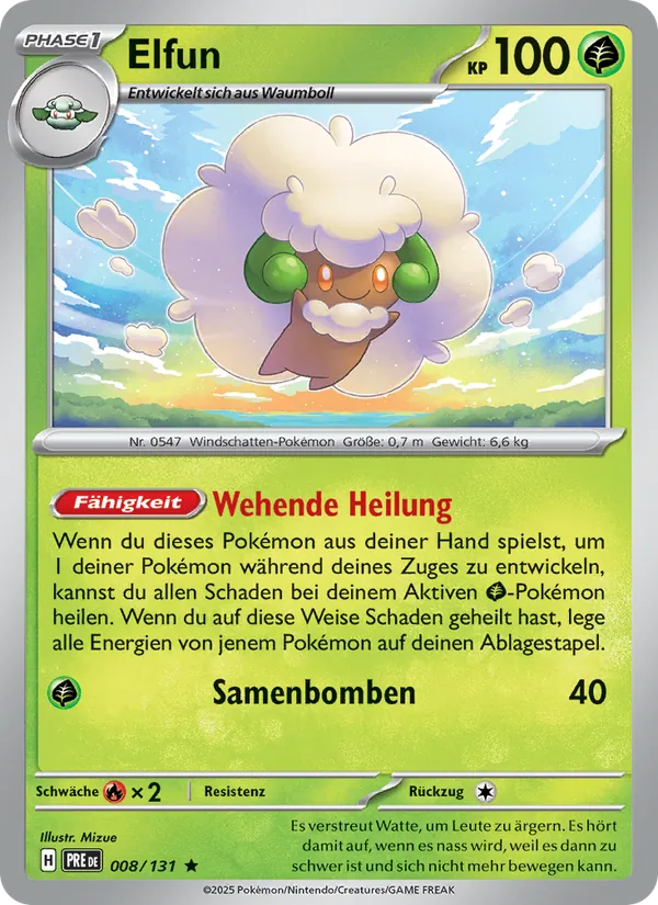 Elfun, Prismatische Entwicklungen Nº 008