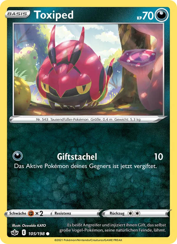 Toxiped, Schaurige Herrschaft No. 105