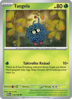 Tangela, 151 No. 114 Normal