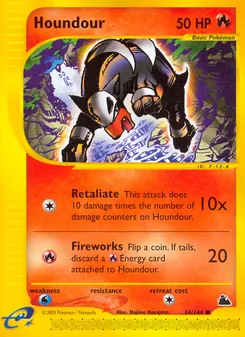 Houndour, Skyridge No. 66 Normal