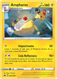 Ampharos, Reinado Escalofriante No. 49 Normal