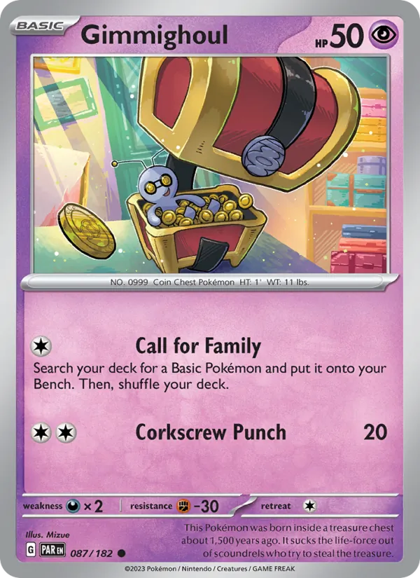 Gimmighoul, Paradox Rift Nº 087