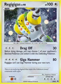 Regigigas, DP Black Star Promos No. DP40 Normal