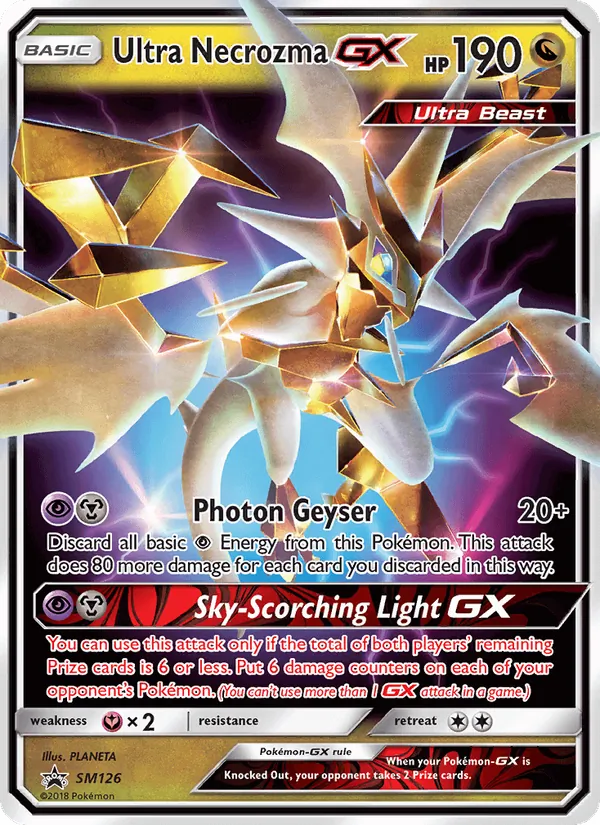 Ultra Necrozma GX, SM Black Star Promos No. SM126