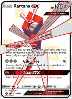 Kartana-GX, Hidden Fates Shiny Vault No. SV73 Normal