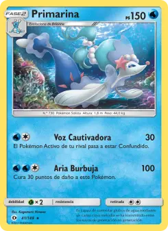 Primarina, Sol y Luna Nº 41 Normal