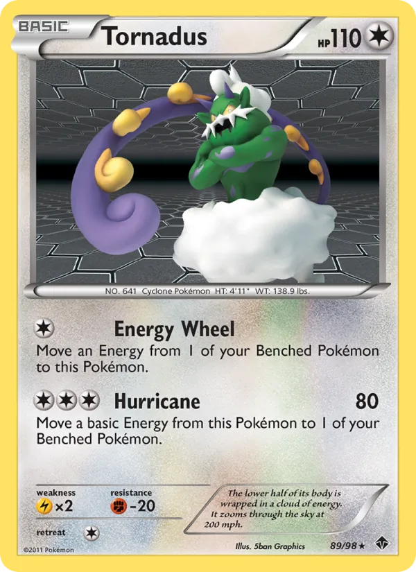 Tornadus, Emerging Powers No. 89