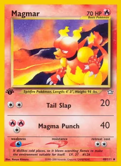 Magmar, Neo Genesis Nº 40 Normal