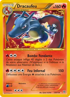Dracaufeu, Tempète Plasma Nº 136 Normal