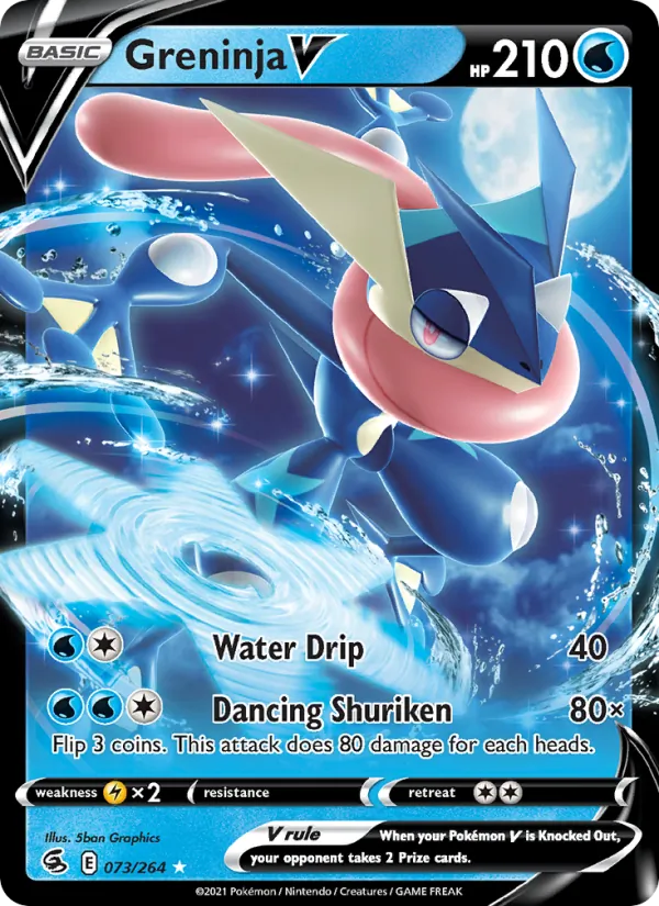 Greninja V, Fusion Strike No. 73