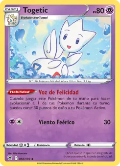 Togetic, Resplandor Astral No. 056 Normal