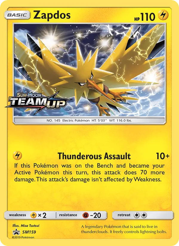 Zapdos, SM Black Star Promos No. SM159