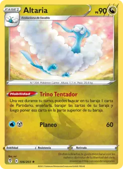Altaria, Cielos Evolutivos Nº 106 Normal