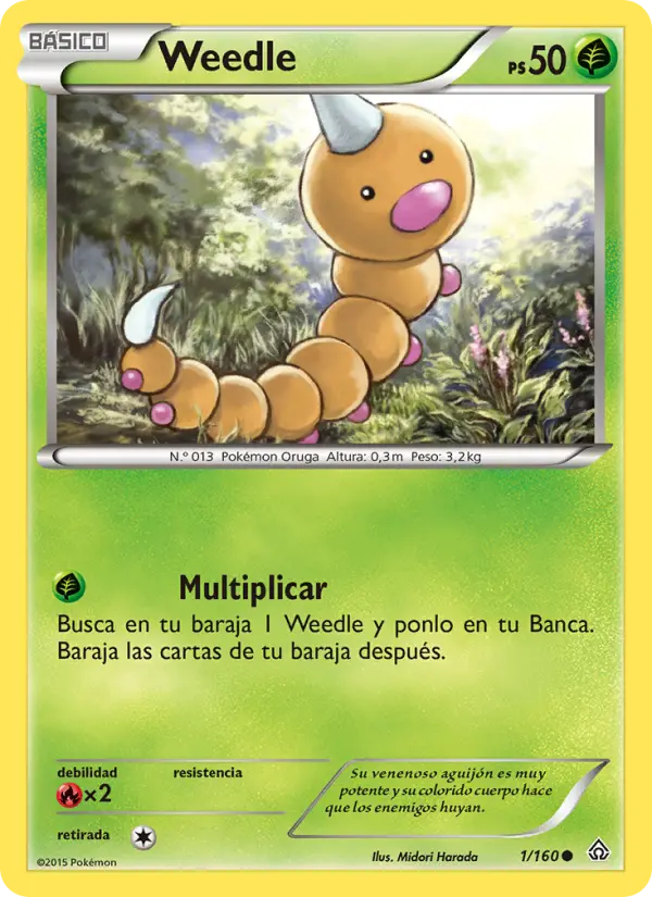 Weedle, Duelos Primigenios No. 1