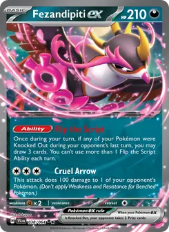 Fezandipiti ex, Shrouded Fable No. 038 Holo