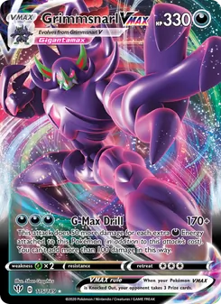 Grimmsnarl VMAX, Darkness Ablaze No. 115 Holo