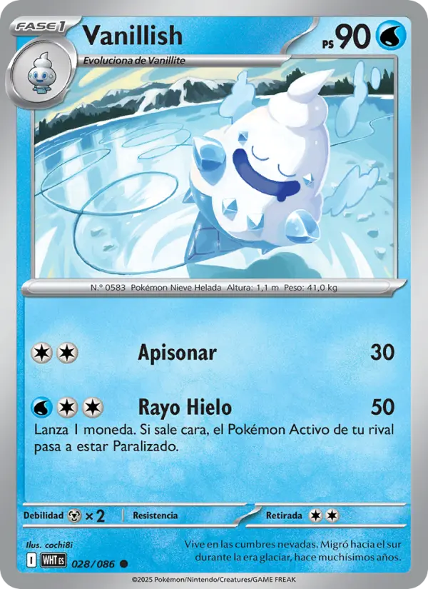 Vanillish, Llama Blanca Nº 028