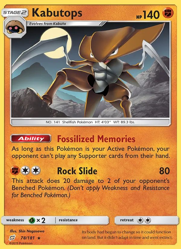 Kabutops, Team Up Nº 78