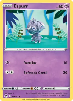 Espurr, Tempestad Plateada No. 081 Normal