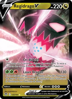 Regidrago V, Tempête Argentée Nº 135 Holo