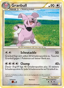 Granbull, HeartGold SoulSilver Nº 22 Normal