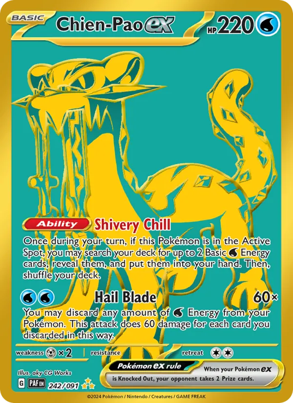 Chien-Pao ex, Paldean Fates No. 242