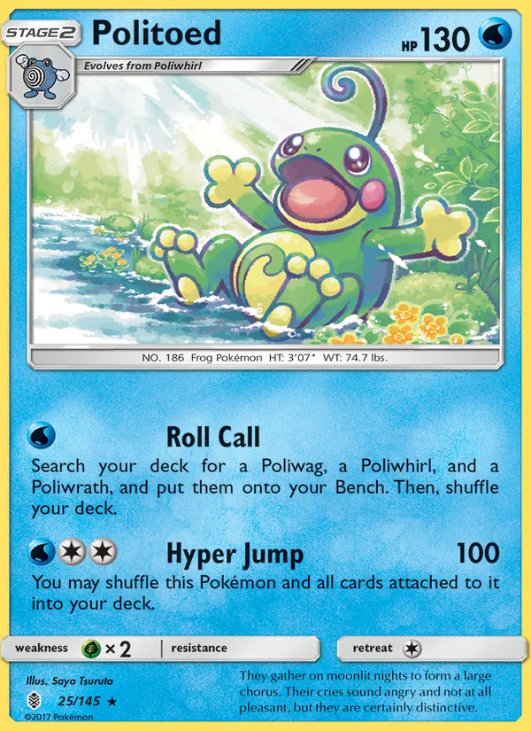 Politoed, Guardians Rising No. 25