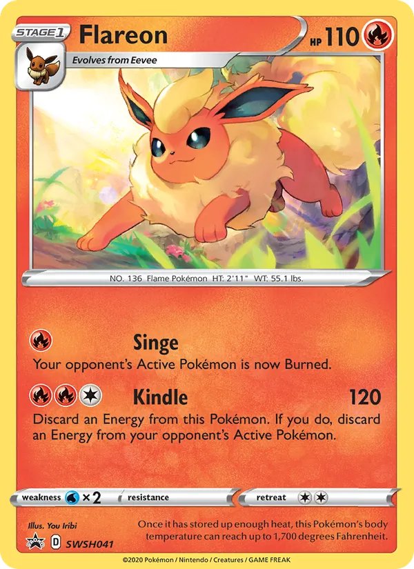 Flareon, SWSH Black Star Promos No. SWSH041