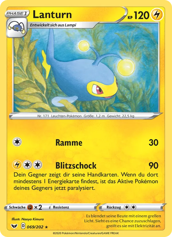 Lanturn, Schwert & Schild Nº 69