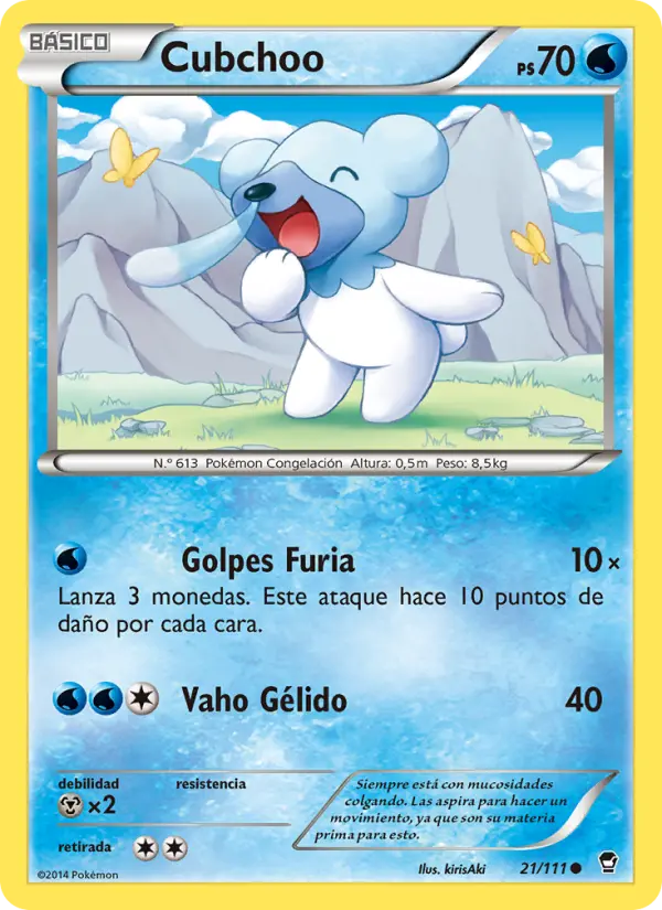 Cubchoo, Puños Furiosos No. 21
