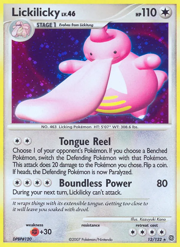 Lickilicky, Secret Wonders Nº 12