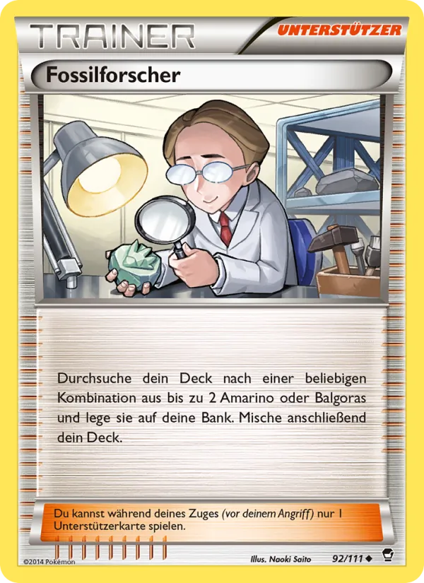Fossilforscher, Fliegende Fäuste No. 92