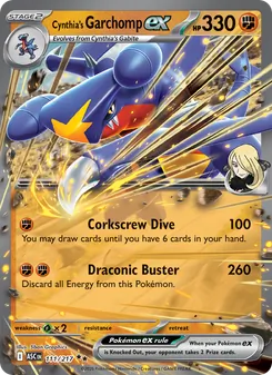 Cynthia's Garchomp ex, Ascended Heroes No. 111 Holo