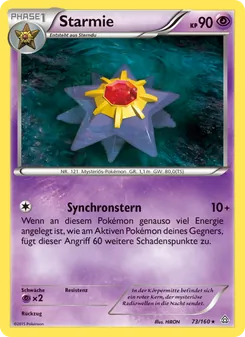 Starmie, Protoshock No. 73 Normal