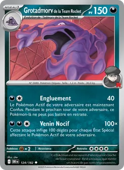 Grotadmorv de la Team Rocket, Rivalités Destinées Nº 124 Normal