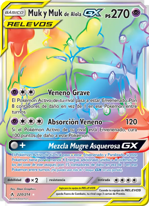 Muk y Muk de Alola GX, Vínculos Indestructibles Nº 220