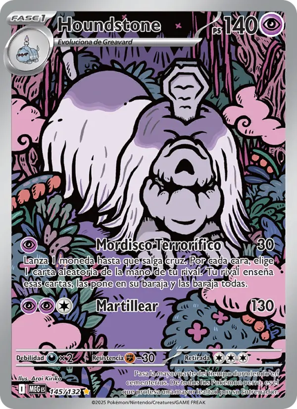 Houndstone, Megaevolución Nº 145