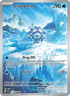 Cryogonal, Black Bolt No. 111 Holo