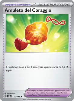 Amuleto del Coraggio, Evoluzioni a Paldea Nº 173 Normal