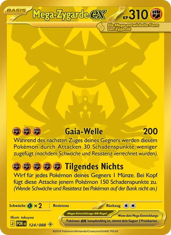 Mega-Zygarde-ex, Optimale Ordnung Nº 124
