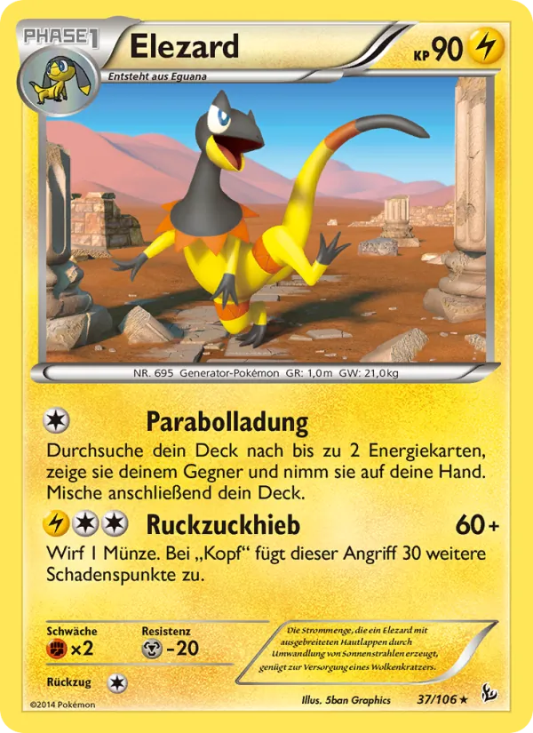 Elezard, Flammenmeer Nº 37