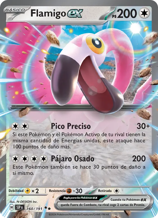 Flamigo ex, Chispas Fulgurantes Nº 160