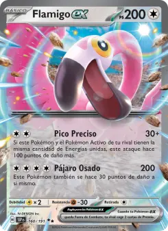 Flamigo ex, Chispas Fulgurantes No. 160 Holo