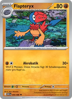 Flapteryx, Weiße Flammen No. 050 Normal