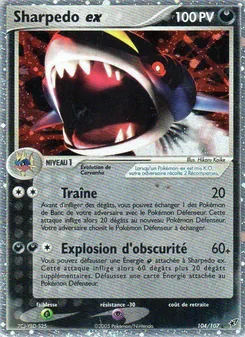 Sharpedo ex, EX Deoxys Nº 104 Holo