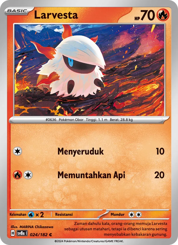 Larvesta, Kilat Rasi No. 024