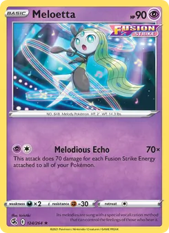 Meloetta, Fusion Strike No. 124 Normal