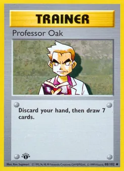Professor Oak, Base Set Nº 88 Normal