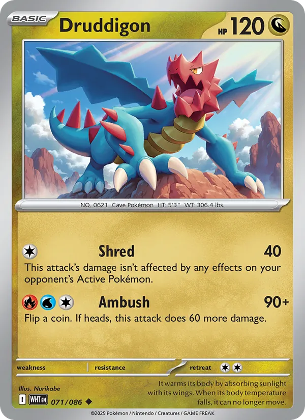 Druddigon, White Flare No. 071