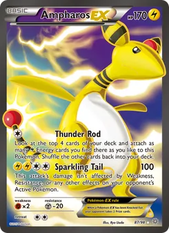 Ampharos EX, Ancient Origins Nº 87 Normal